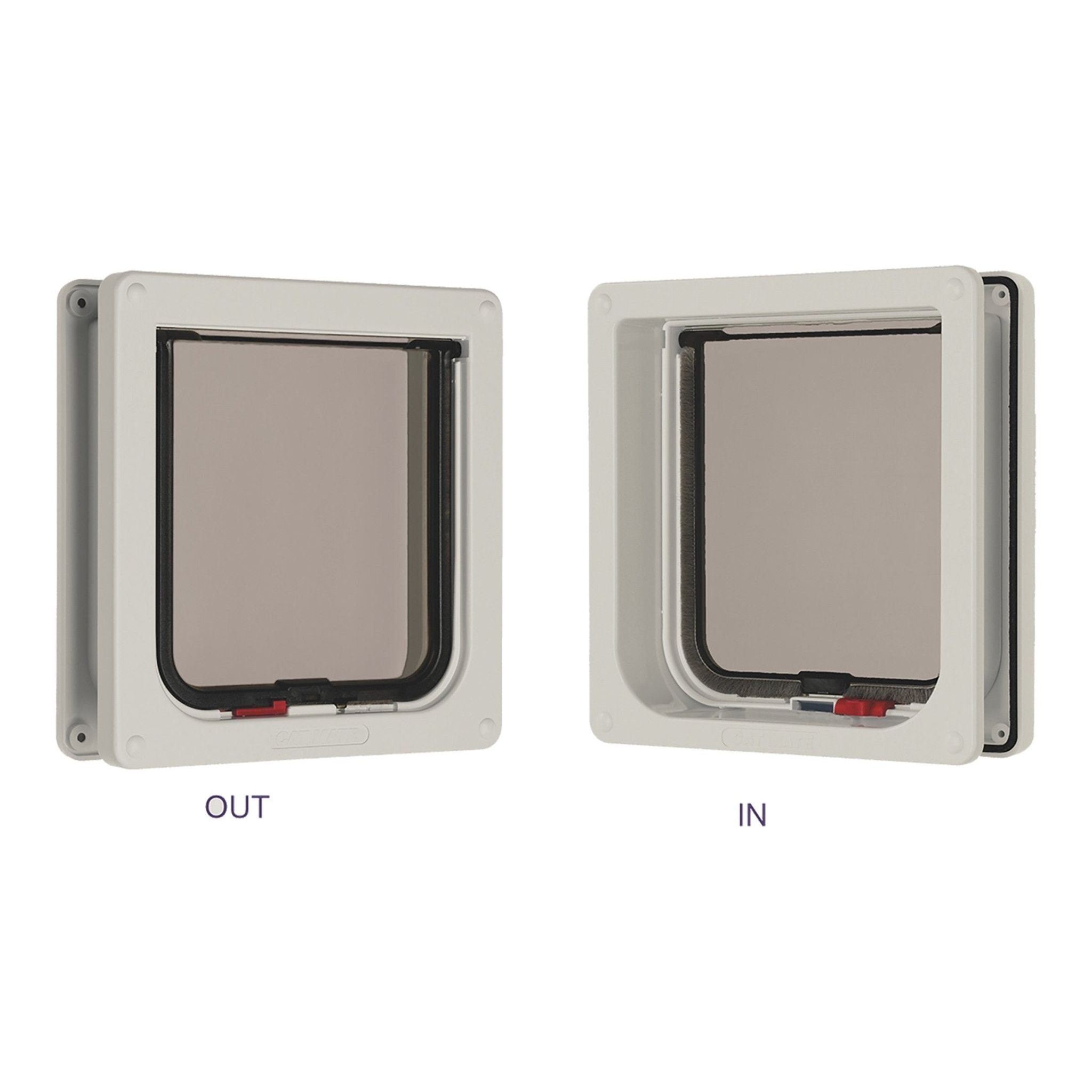 Cat Mate Lockable Cat Flap with Door Liner 234W White – Superpet