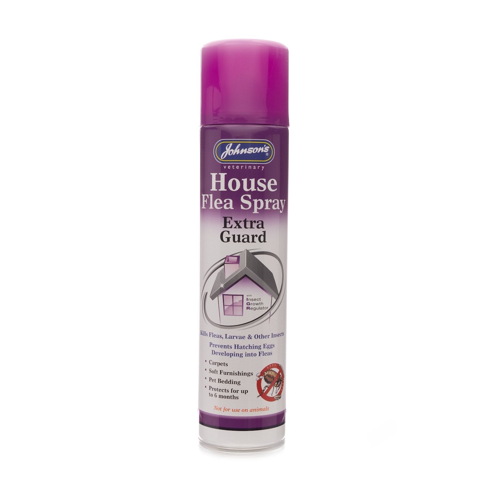 Johnsons Veterinary IGR House Flea Spray 400ml Aerosol Superpet