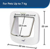 Petsafe-Manual-Locking-Cat-Flap---White - Superpet Limited