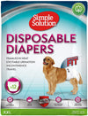 Simple Solution Disposable Diapers XXLarge (12Pk) - Superpet Limited