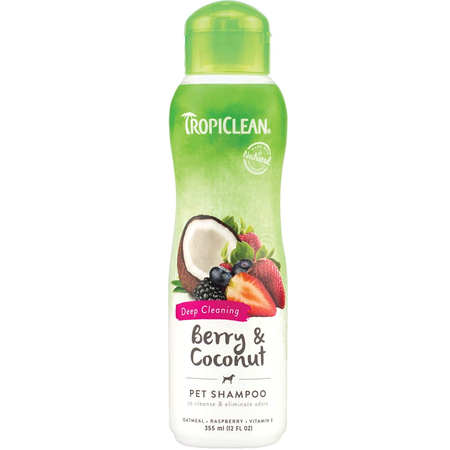 TropiClean Deep Cleaning Berry & Coconut Shampoo 355ml Superpet Ltd
