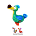 KONG Ballistic Vibez Birds Assorted Medium/Large