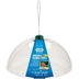 Gardman A01158 Squirrel Baffle Bird Feeding Station, Clear, 12.5 x 14.5 x 4 cm