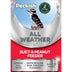 Peckish 60053039 All Weather Suet and Peanut Metal Bird Feeder, Silver, Large