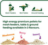 Suet To Go Insect Suet Pellets Tub 3kg - High Energy Wild Bird Food, Protein & Fat, Attracts Robins & Tits