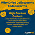 Superpet Dried Mealworms and Calci Worms 50/50 Mix for Wild Birds, High-Protein High-Calcium Bird Food for Robins, Blackbirds, Hedgehogs, Chickens and Fish