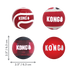 KONG Signature Balls 4Pack Assorted Medium