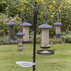 Gardman A01172 Black Steel Wild Bird Seed Feeder, 17.5 x 18 x 3.5 cm