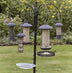 Gardman A01172 Black Steel Wild Bird Seed Feeder, 17.5 x 18 x 3.5 cm