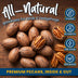 Superpet Premium Pecan Nuts in Shells, Natural Squirrel Food and Parrot Food Enrichment Treat, Unsalted Bird Nuts for Wild Birds and Garden Wildlife Feeding, 0.5kg