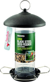 Gardman A01513 Black Steel Seed Feeder Bird, 2 x 13 x 10 cm