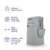 Litter Locker By Litter Genie Easy Roll Cat Litter Waste Bin With 1 Refill (3M Use)