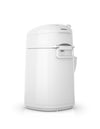 Litter Locker By Litter Genie Original Cat Waste Disposal Bin With 1 Octagonal Refill