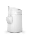 Litter Locker By Litter Genie Original Cat Waste Disposal Bin With 1 Octagonal Refill