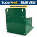 Superpet Metal Squirrel Feeder Box Green Garden Nut Feeding Station Hinged Lid
