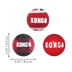 KONG Signature Balls 3Pack Assorted Large