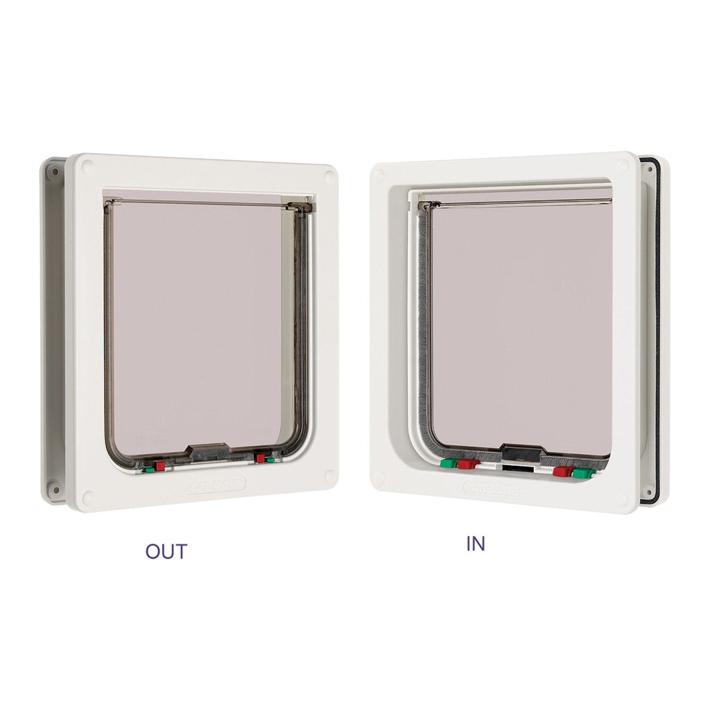 Cat Mate Large Cat Flap 221W White Superpet Limited