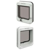 Cat Mate Rotary 4 Way Locking Cat Flap 358W White - Superpet Limited