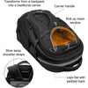Kurgo G-Train Dog Carrier Backpack for Small Dogs & Cats, Black - Superpet Limited