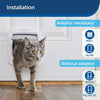 Petsafe-Manual-Locking-Cat-Flap---White - Superpet Limited