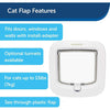Petsafe-Manual-Locking-Cat-Flap---White - Superpet Limited