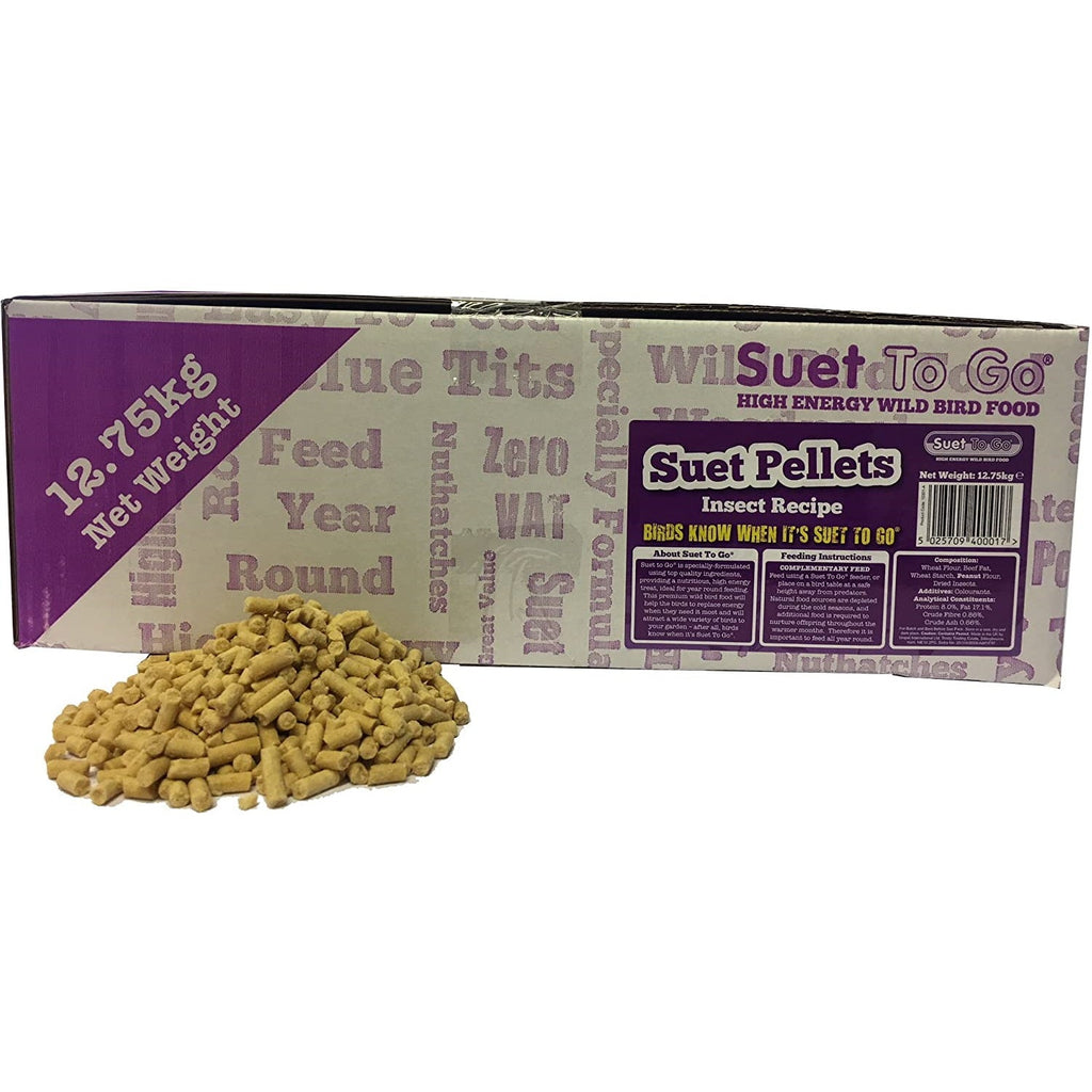 Suet to Go Premium Pellets Insect 12.75kg Bulk Box Superpet Ltd
