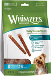 Whimzees Veggie Sausage 28 Pk Small Dog Chew - Superpet Limited