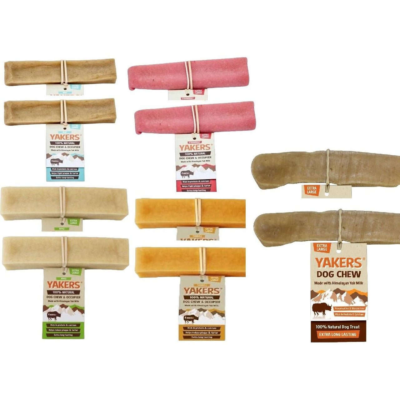 Yakers Yak Chew For Dogs Multi Flavoured Box Superpet Limited